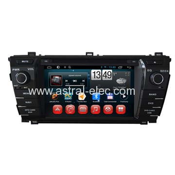 OEM Manufacturer 7 inch In Car DVD GPS Radio TV Player Special for Toyota Corolla 2013-2014