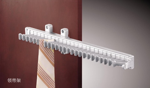 wardrobe metal tie rack