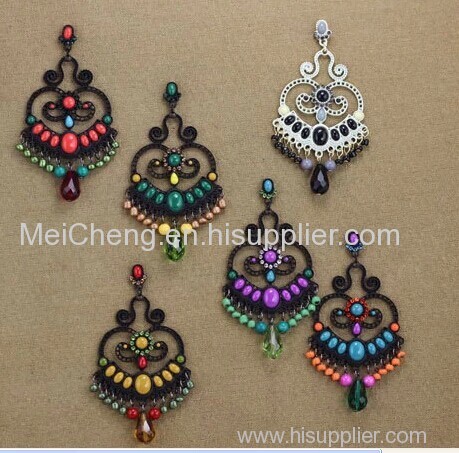 fashion ethnic beaded earrings