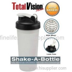 plastic mixing shaker bottles