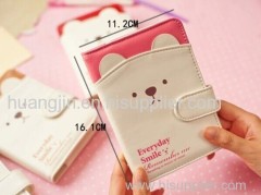 lovely / PU/ ladies paper note book