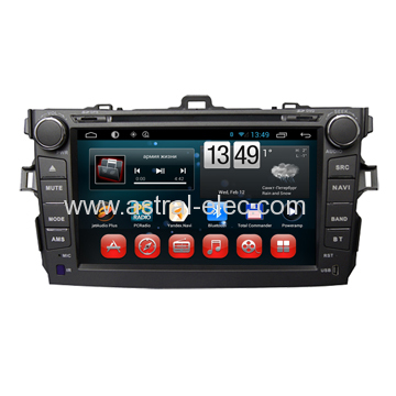 Android In Dash Car Video System Car Dvd Gps Radio Player for Toyota Corolla OEM Manufacturer