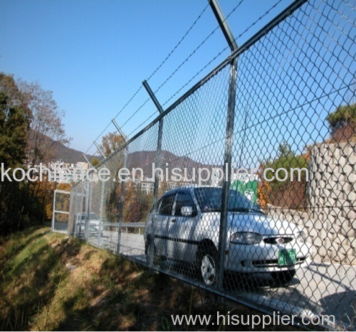 Airport fence hot dipped galvanized