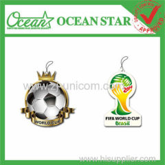 world cup hanging paper new car scent