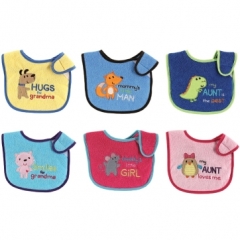 Luvable Friends Drooler Bib with Side Closure