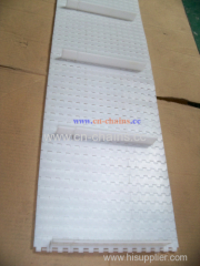 Modular plastic conveyor belt 5935 slat top belt