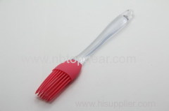 Mini transparent plastic handle silicone brush