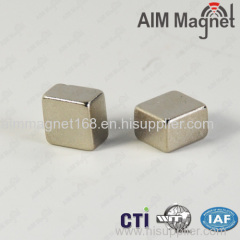 Rare earth neodymium cube magnet n48