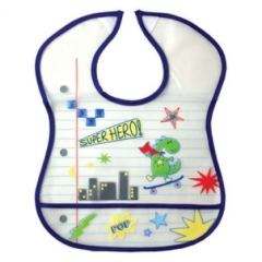 Luvable Friends Waterproof Feeder Bib With Crumb Cather Pocket