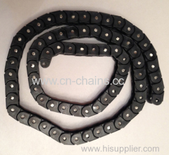 Case Chain 40P (Straight) Small straight running plastic chain with closed top plate