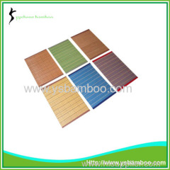 Wholesale Colorful Bamboo Placemats