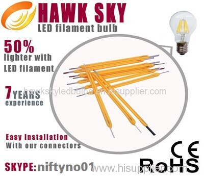 Glass Housing LED fialment bulb customize