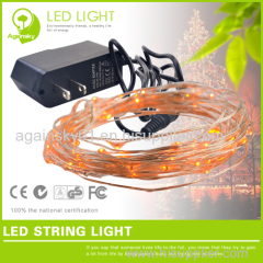 12V waterproof Silver wire LED String for Holiday Decoration