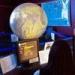 Hard seamless sphere display/ projector dome displayl /1.2 meter display in exhibition
