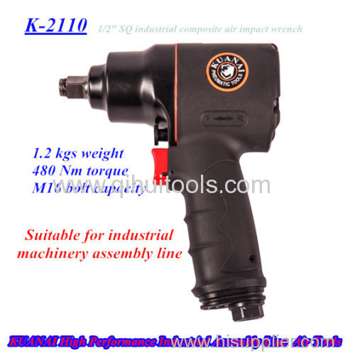 1.2kgs weight Composite Industrial Air Torque Wrench with a quieter