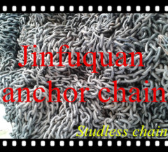 good quality steel studless anchor chain HDG or black tarred