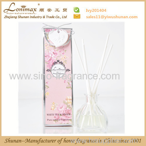 Pure natural fragrance/ 50ml reed diffuser with fiber sticks/ reed diffuser and clay