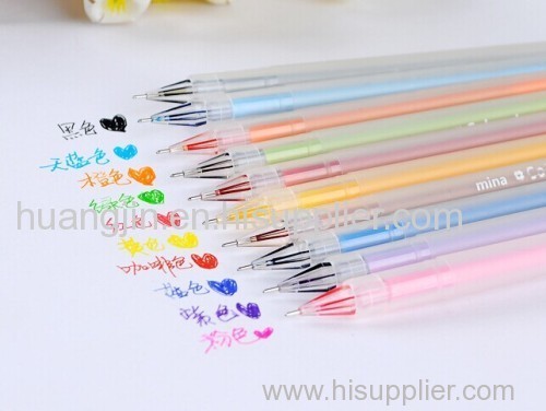 plastic / color / 0.5mm neutral pen