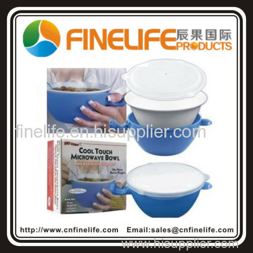 High quality clear cool touch microwave bowl