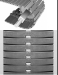 Slat top sideflex Flat Top chainbelt(50mm pitch) for machinery