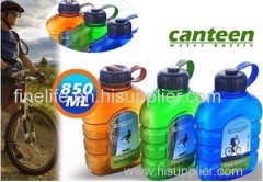 BPA free plastic 850ML army water bottle