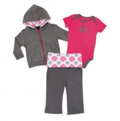 Yoga Sprout Hoodle Bodesuit And Pants Set