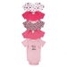 Luvable Friends USA 5 Pack Princess Bodysuits