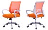 various colors orasnge mesh white plastic chrome base office guest task swivel revolving chair factory import price