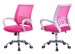 various colors orasnge mesh white plastic chrome base office guest task swivel revolving chair factory import price