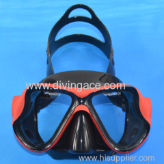 2014 hot selling tempered glass mask diving