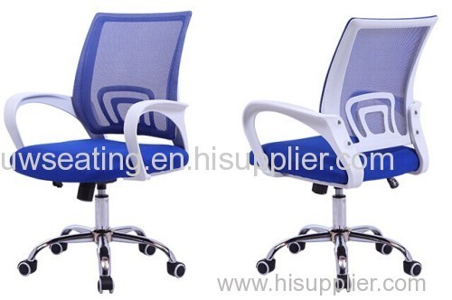 2014 Hotsale high quality mid back meeting room guest conference chrome office mesh chair