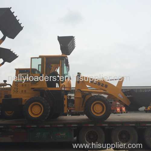 wheeled type payloader 2.0ton construction machinery equipment