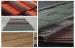 sepia Grid Metal tile Stone Chip Coated Steel Roof Tiles / roofing sheet