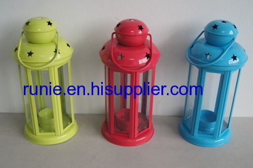 CANDLE HOLDERS METAL LANTERN