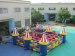 Inflatable playground castle maze