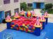 Inflatable playground castle maze