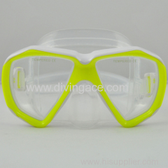 2014 hot sale silicone swimming mask for kids