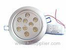 9W / 220V / 7000 -7500k Led Recessed Down Light For Exhibition Hall