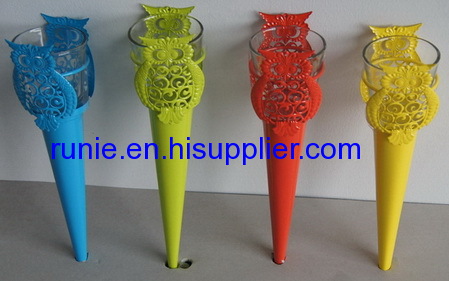 Garden lantern garden torch candle holders