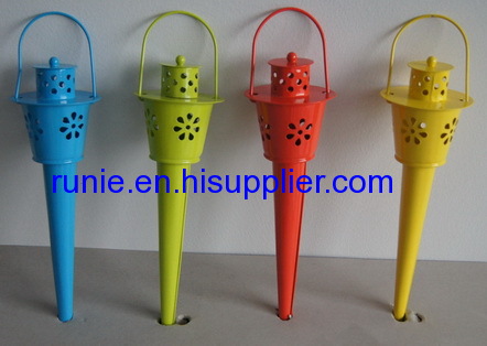 Garden lantern garden torch candle holders