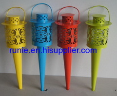 Garden lantern garden torch candle holders