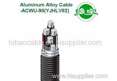 Aluminum Alloy conductor XLPE Insulated Self-locked Armored PVC Sheath Power Cable