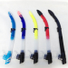 2014 hot sale easy breath silicone snorkel for scuba diving