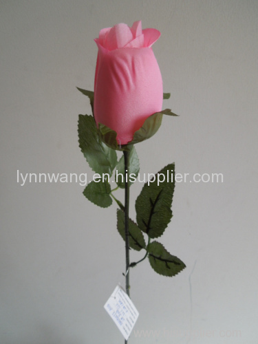 High quality pink artificial rose single rose flowers pictures