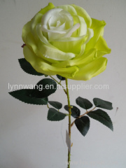 artificial single rose flower silk rose flower