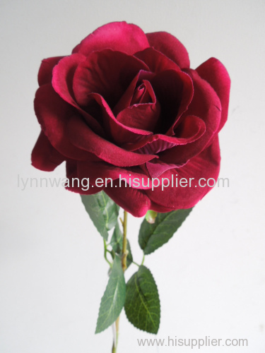 Handmade nature touch artificial rose flower head