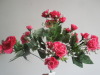 satin mini rose decoration flower bouquet