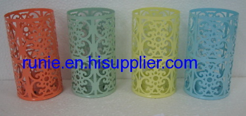 Metal candle holders home decoration