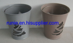 Metal candle holders home decoration