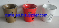 Metal candle holders home decoration